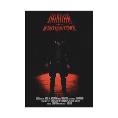 Horror in a western Town character 2 Rolled Posters