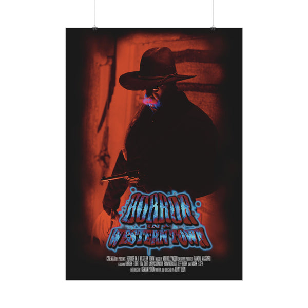 Horror in a western Town character 3 Rolled Posters