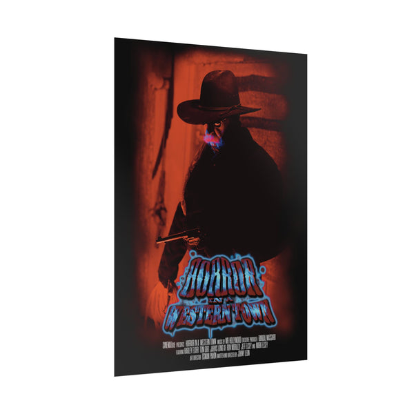 Horror in a western Town character 3 Rolled Posters