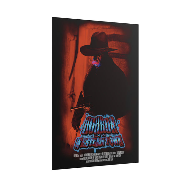 Horror in a western Town character 3 Rolled Posters